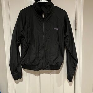 Patagonia VINTAGE Black bomber Windbreaker
